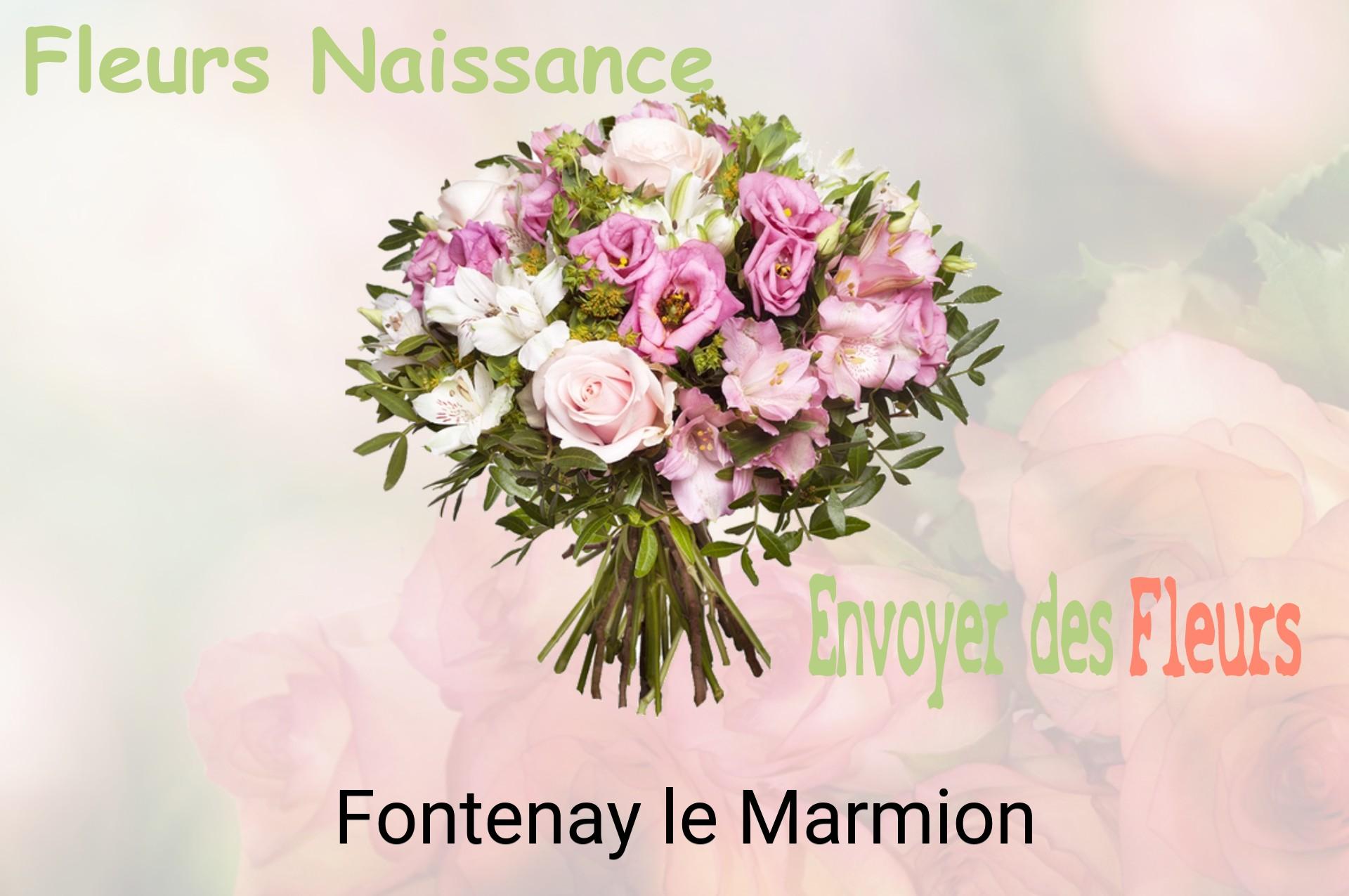 Bouquet de fleurs de naissance livré à Fontenay-le-Marmion